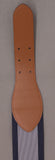 Lauren By Ralph Women's Cornwall II Tan and Navy Stretch Belt