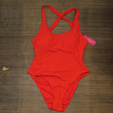 Xhilaration Juniors' Ribbed One Piece Swimsuit