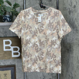 Denim & Co. Women's Active Printed French Terry Round Neck Top