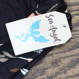 Sea Angel Women's Cross Back Bikini Top Black S