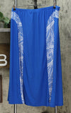 Antthony Petite Plus Smooth Sports Contrast Panel A-Line Skirt
