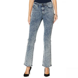 DG2 by Diane Gilman Plus Petite Snow Wash Boot Cut Jeans