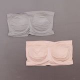 Rhonda Shear Plus Size 2 Pack Underwire Bandeau Bras with Removable Pads