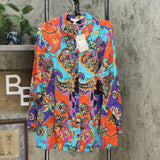 DG2 by Diane Gilman Women's Plus Size Signature Collection Silk Blend Blouse