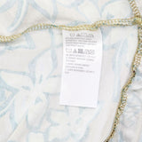 LOGO by Lori Goldstein Floral Knit Top With Chiffon Ruffle Trim
