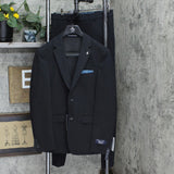 Original Penguin Munsingwear Comfort Stretch Skinny Suit Black Pindot 38R 31W