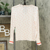 CeCe Women's Polka Dot Printed Blouse