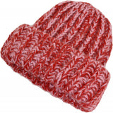 Aqua Women's Marled Chunky Rib Knit Beanie