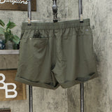 MPG Mondetta Performance Gear Pleated Stretch Cuffed Travel Shorts Olive XL