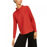 Eileen Fisher Women's Petite Wool Funnel Neck Sweater