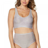 Rhonda Shear Plus Size Jacquard Ahh Bra With Removable Pads