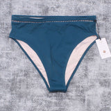 Shade & Shore Women's Ladder High Waist High Leg Extra Cheeky Bikini Bottom