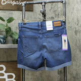 Calvin Klein Jeans Women's Stretch Denim Roll Cuff Jean Shorts