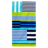 ZUZIFY Printed Nautical Stripes Beach Towel 32x62