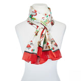 Basha Christmas Dog Oblong Scarf