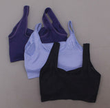 Rhonda Shear 3 Pack Square Neck Ahh Bras