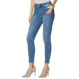 G by Giuliana Women's G-Sculpt Skinny Ankle Jeans With Buttons