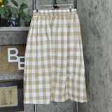 Joan Rivers Women's Buffalo Check Midi Skirt