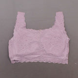 Rhonda Shear Women's Stretch Lace Overlay Bra