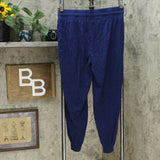 AnyBody Women's Cozy Knit Slub Jogger Deep Twilight Small