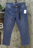 DG2 by Diane Gilman Women's Classic Stretch Pinstripe Crop Jeans