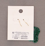 Wondershop Women's Christmas Glitter Stocking Drop Novelty Earrings