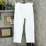 Alfred Dunner Women's Classics Twill Pull On Pants White 18