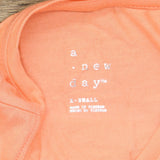 A New Day Women's Stretch Tank Top 81246069 Peach Orange XS