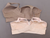 Rhonda Shear 2 Pack Mesh Back Detail Molded Cup Bras Mocha/ Pink 3X