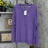 Club Room Men's Solid V-Neck Merino Wool Blend Sweater