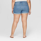 Universal Thread Women's Plus Size Mid-Rise Jean Shorts