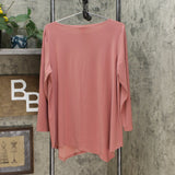 MarlaWynne Women's Jersey Asymmetric Blouse