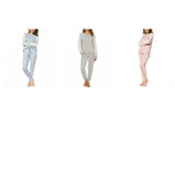 Flora Nikrooz Women's Lace Trim Harbor Cozy Pajama Set