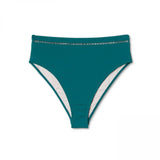 Shade & Shore Women's Ladder High Waist High Leg Extra Cheeky Bikini Bottom