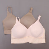 Rhonda Shear 2 Pack Molded Cup Bras With Mesh Back Detail Mocha/ Pink 2X