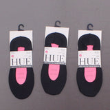 HUE Women's 3-pair Pack Perfect Edge Foot Liners