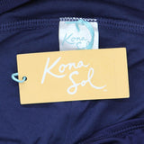 Kona Sol Women's Strappy Side Swim Shorts. AFG65B AFG65B