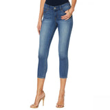 Skinnygirl Women's Plus Size Mid Rise Skinny Cropped Jeans
