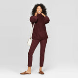 A New Day Women's Any Day Turtleneck Sherpa Pullover Sweatshirt