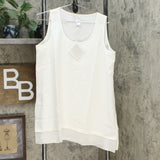MarlaWynne WynneLayers Women's Crepe Tank Top With Chiffon Hem