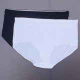 Breezies 2 Pack Lace Essentials Full Brief Panties Fashion Plus 3X