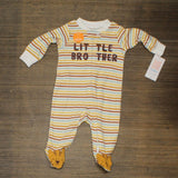 Just One You Made By Carter's Baby Boys' Little Brother' Footed Pajama