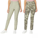 DG2 by Diane Gilman Women's Plus Size Reversible Pull On Skinny Jeans