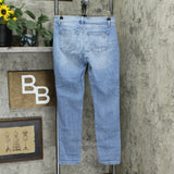 Laurie Felt Women's Classic Denim Boyfriend Jeans Light Wash 4