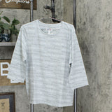 Denim & Co. Count Your Blessings Perfect Jersey 3/4 Sleeve T-Shirt