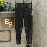 Tinsel Town Love, Fire Women's Junior Fit Faux Leather Leggings