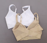 Rhonda Shear 2 Pack Molded Cup Bras With Mesh Back Detail Nude/ White Medium