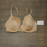 Auden Women's Icon Full Coverage Lightly Lined T-Shirt Bra Pearl Tan Brown 34D
