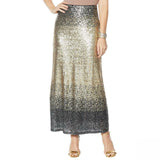Heidi Daus Women's Distinctive Glamour Sequin Maxi Skirt