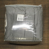 VCNY Micromink Sherpa Queen Size 3-Piece Comforter Set Charcoal Grey